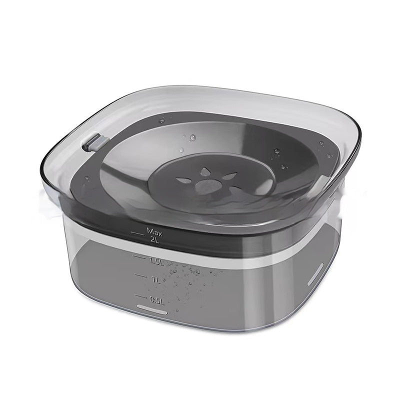 Large Spill-Proof Water Bowl for Mess-Free Pet Hydration