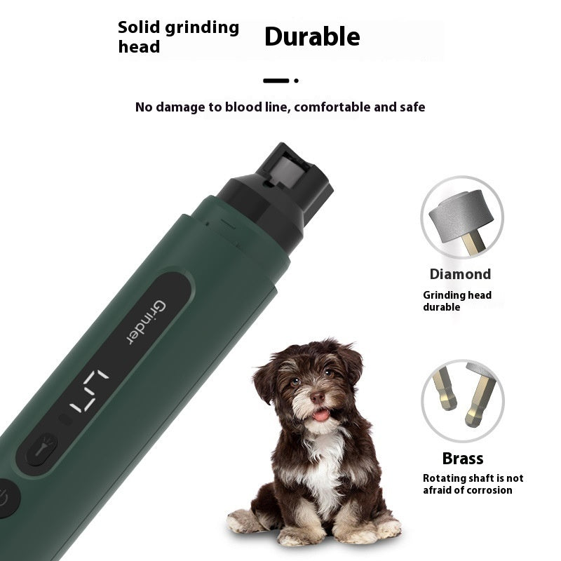 Gentle Electric Nail Grinder for Happy Dogs and Cats