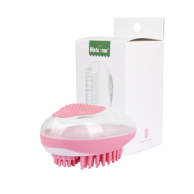 Dual-Action Pet Grooming Comb with Massage Function