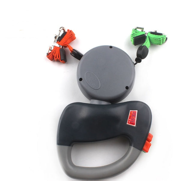 Walk Two Dogs Easily with This Dual Retractable Leash