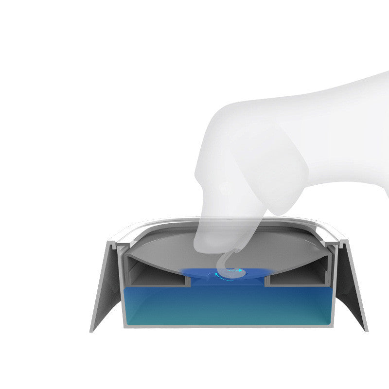 Mess-Free Floating Water Bowl for Pets