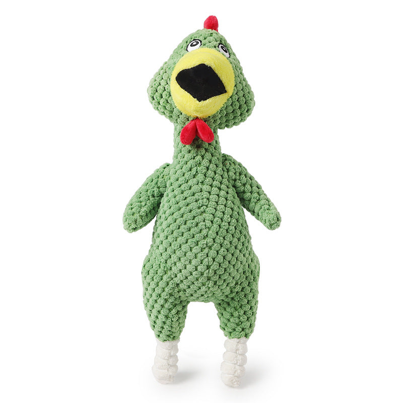 Fun Squeaky Pineapple & Chicken Dog Toys for Playtime