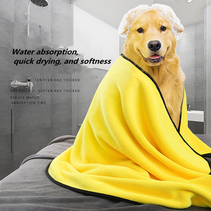 FluffyDry Dog & Cat Towel – Soft, Fast, Happy Pets