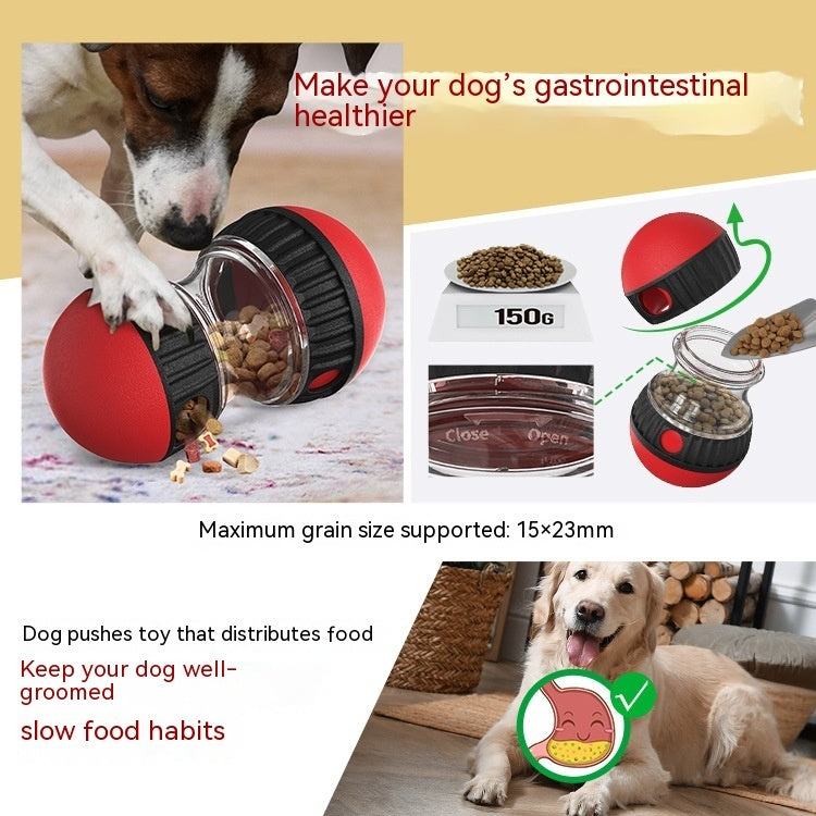 Slow-Feed Food Dispenser Toy for Happy Dogs