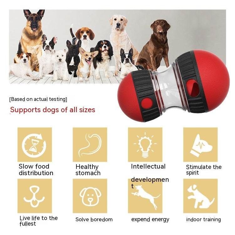 Slow-Feed Food Dispenser Toy for Happy Dogs