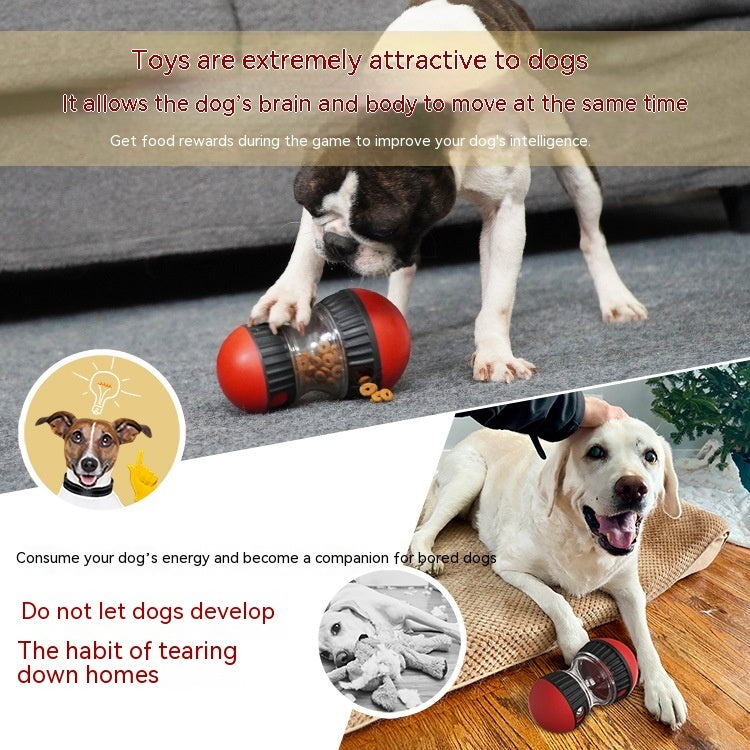 Slow-Feed Food Dispenser Toy for Happy Dogs