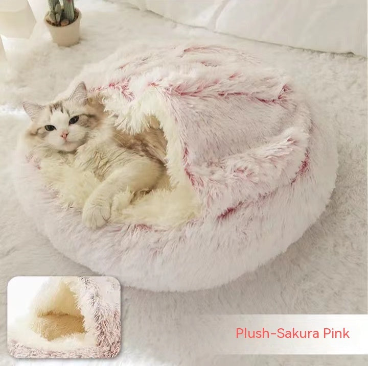 2-in-1 Cozy Pet Bed – Snuggle Up in Style