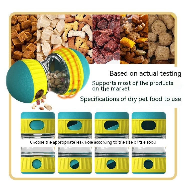 Slow-Feed Food Dispenser Toy for Happy Dogs