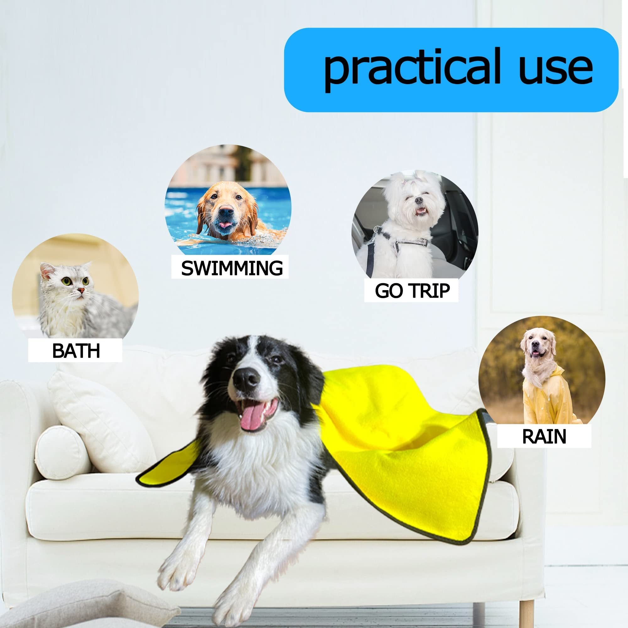 FluffyDry Dog & Cat Towel – Soft, Fast, Happy Pets
