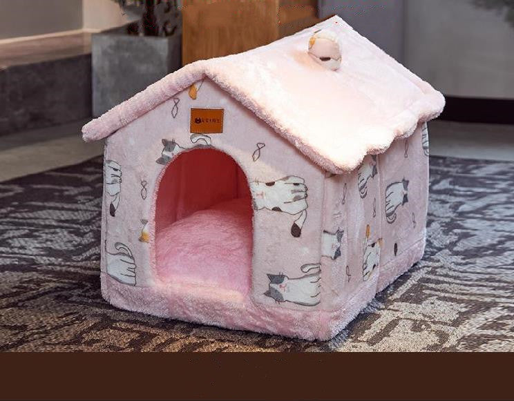 Foldable Cozy Home – Perfect for Cats and Dogs Alike