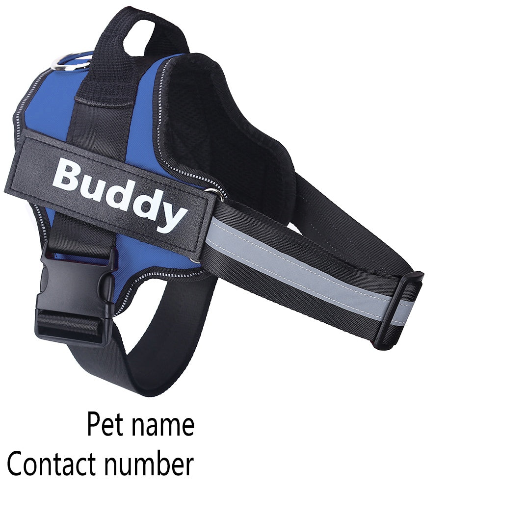 Custom No-Pull Dog Harness – Safe, Comfy & Reflective