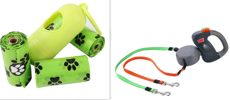 Walk Two Dogs Easily with This Dual Retractable Leash