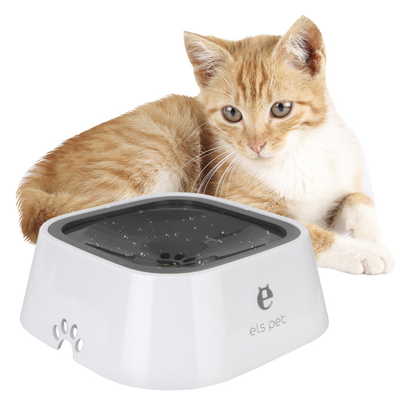 Mess-Free Floating Water Bowl for Pets