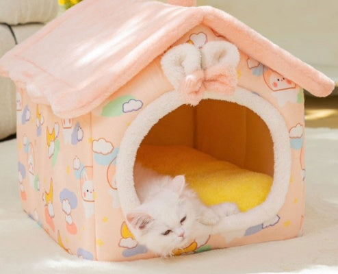Foldable Cozy Home – Perfect for Cats and Dogs Alike