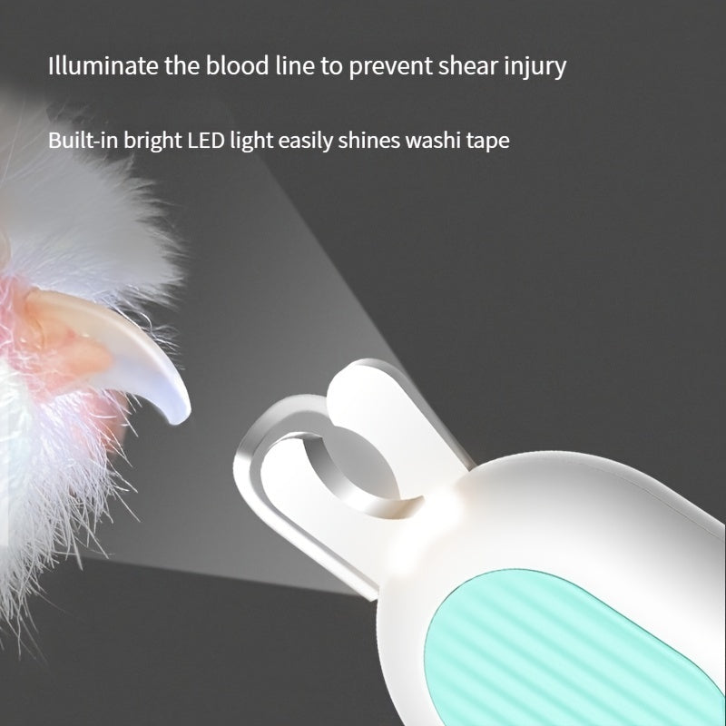 Safe LED Pet Nail Clippers for Dogs and Cats