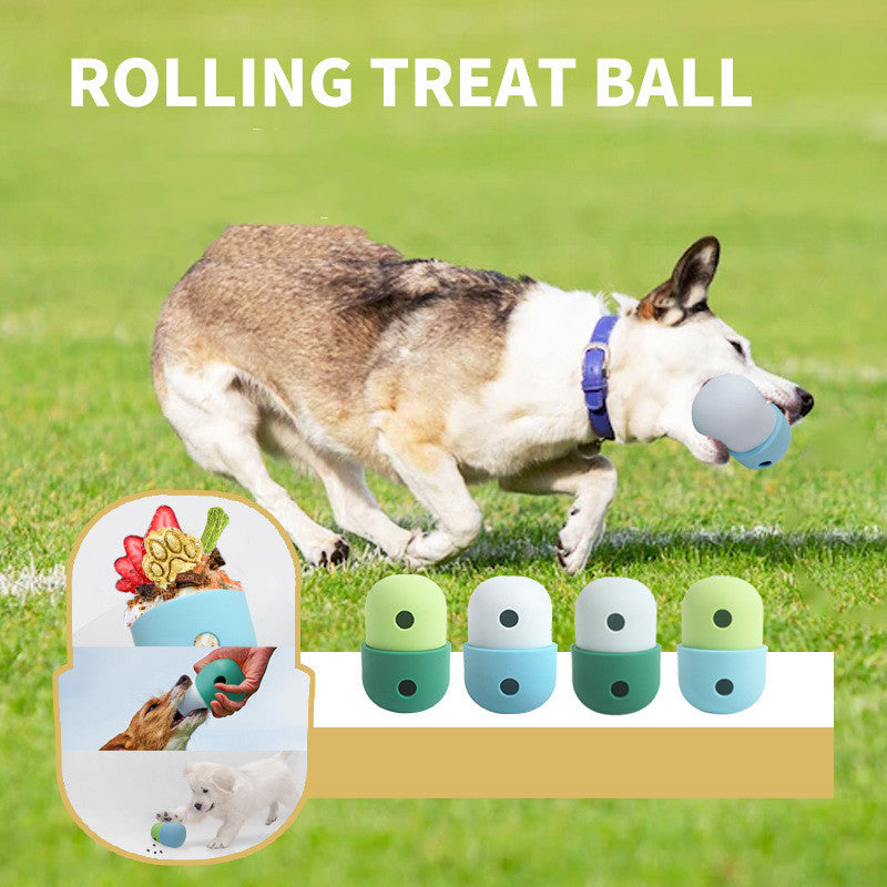 2-in-1 Dog Toy Ball for Fun & Treat Play