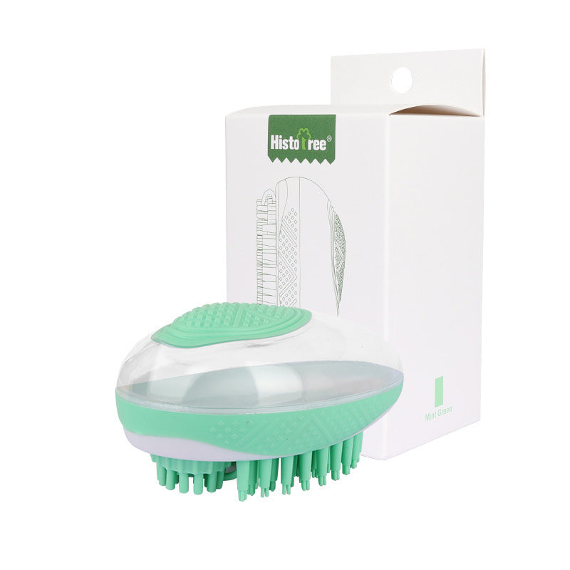 Dual-Action Pet Grooming Comb with Massage Function