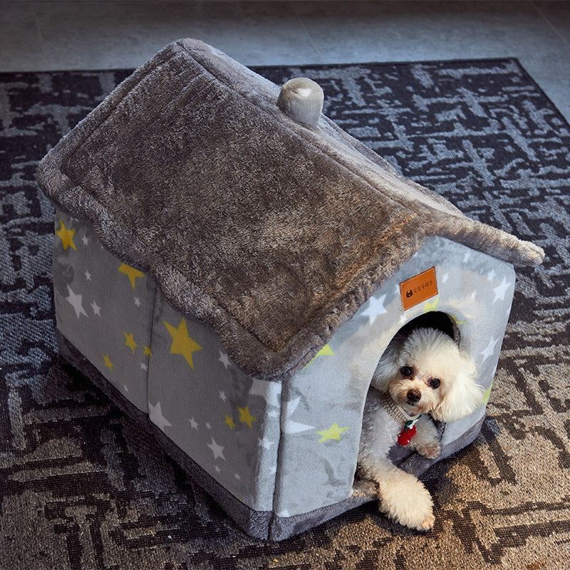 Foldable Cozy Home – Perfect for Cats and Dogs Alike