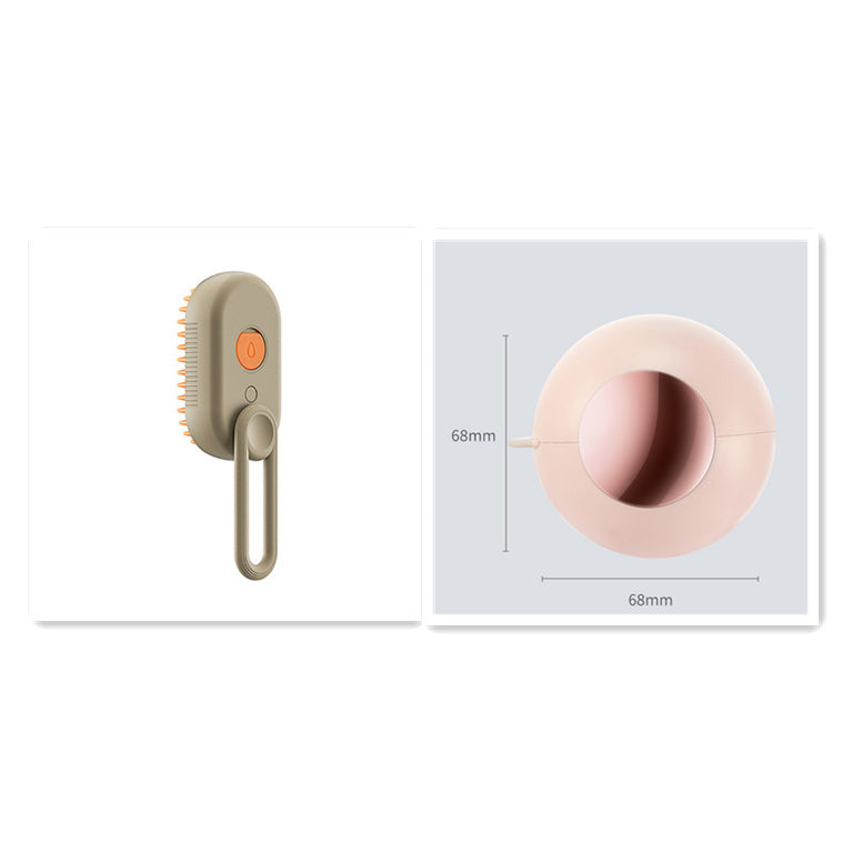 3-in-1 Steam Cat & Dog Brush – Groom, Massage & Shine!