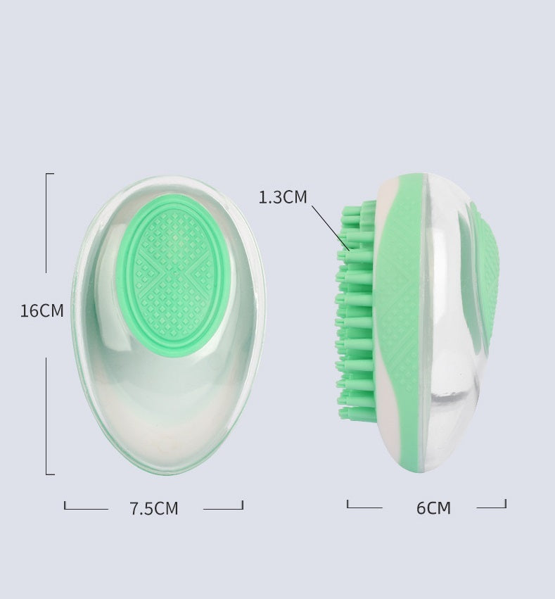 Dual-Action Pet Grooming Comb with Massage Function