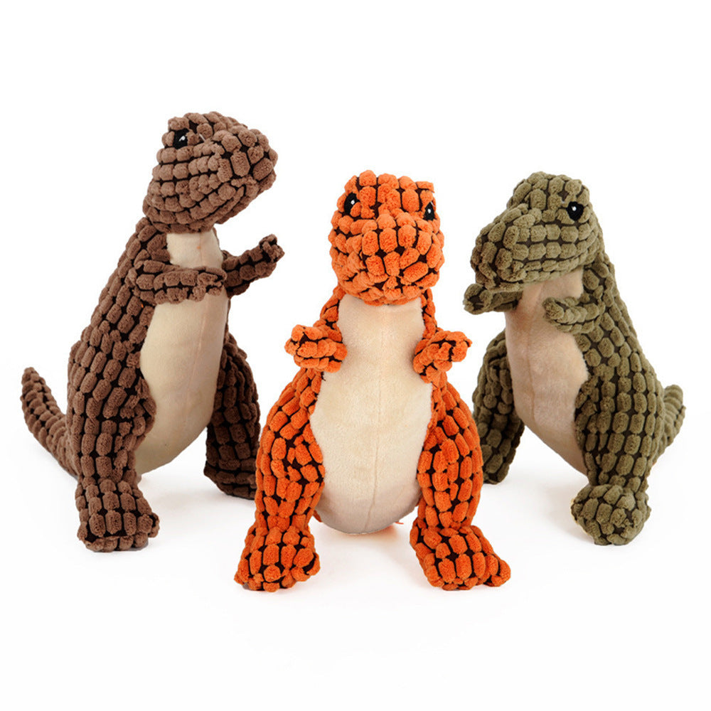 Interactive Dinosaur Chew Toy for Big Happy Dogs
