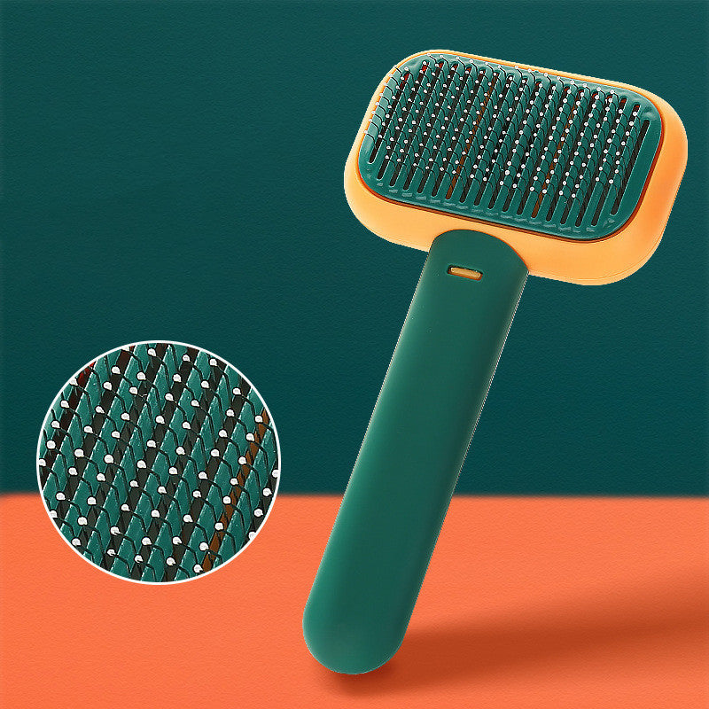 Gentle Grooming Brush for Shiny, Healthy Pet Coats