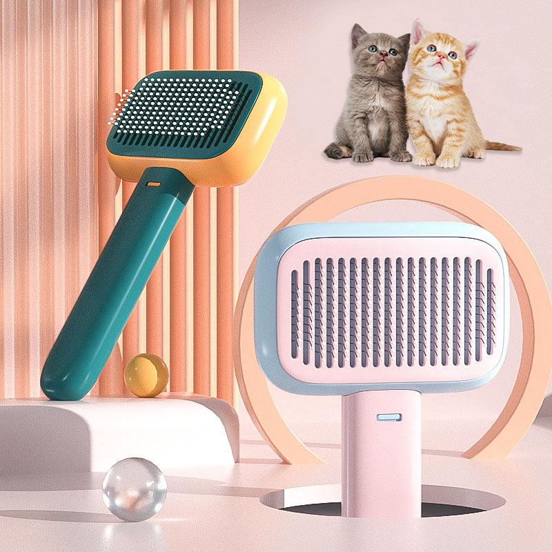 Gentle Grooming Brush for Shiny, Healthy Pet Coats