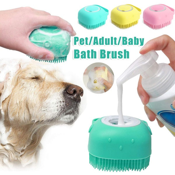 Pet Bath Gloves – Scrub, Massage & De-Shed with Ease!