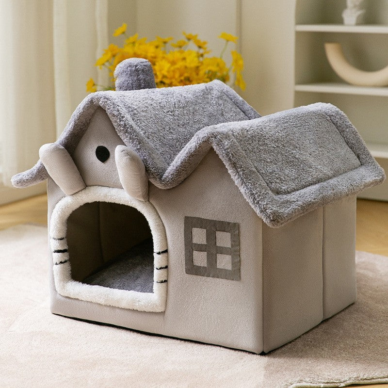 Foldable Cozy Home – Perfect for Cats and Dogs Alike