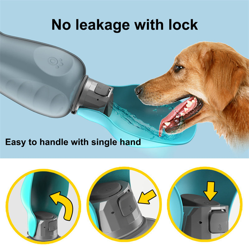 High Capacity Portable Leakproof Pet Water Bottle