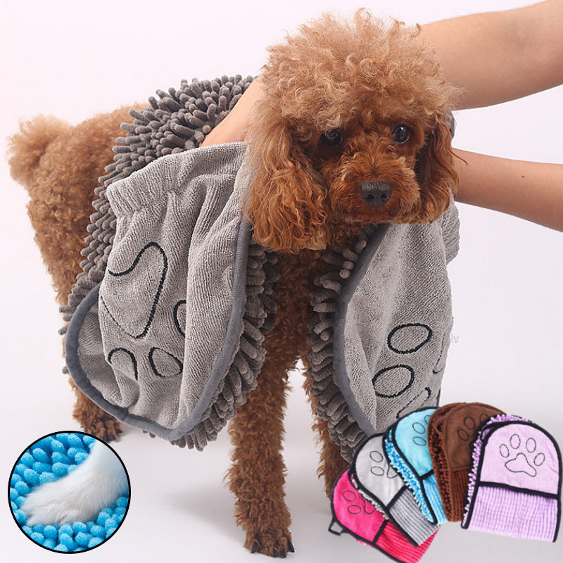 Super Absorbent Pet Towel – Dry Pets Fast!