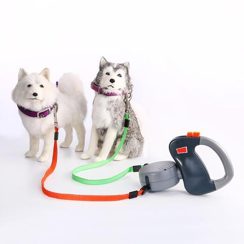 Walk Two Dogs Easily with This Dual Retractable Leash