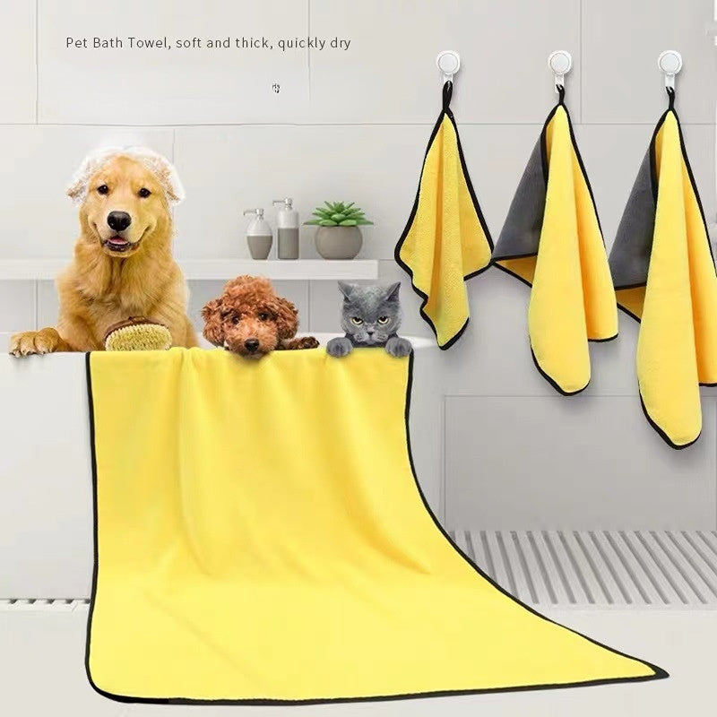 FluffyDry Dog & Cat Towel – Soft, Fast, Happy Pets