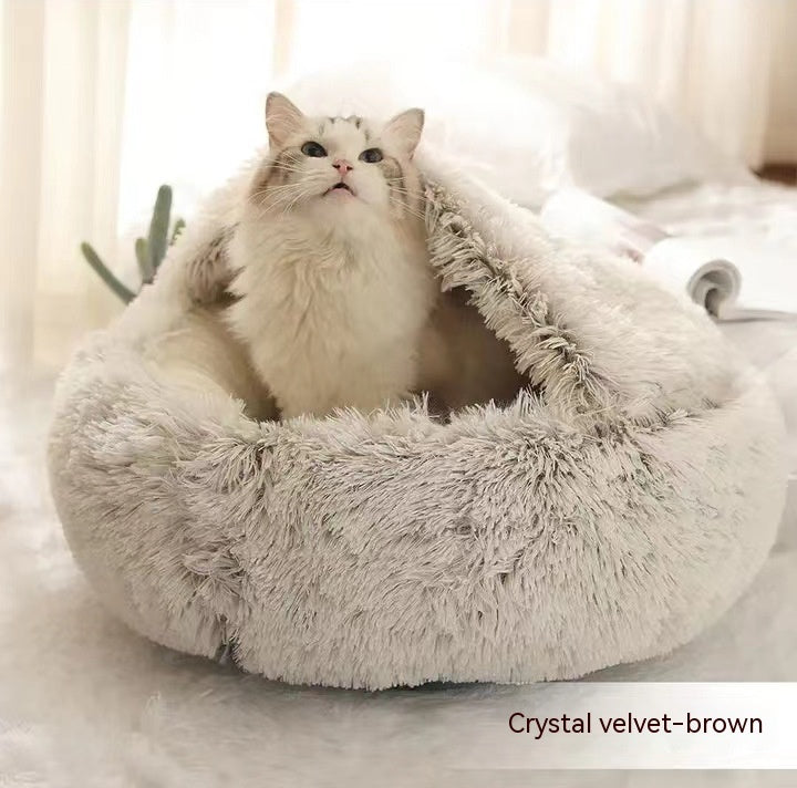 2-in-1 Cozy Pet Bed – Snuggle Up in Style