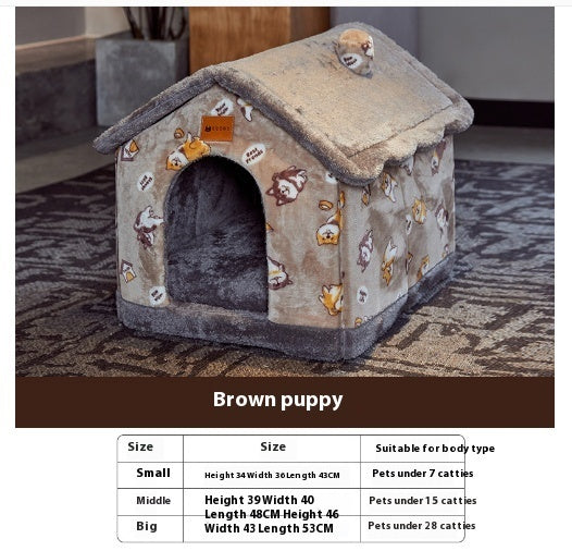 Foldable Cozy Home – Perfect for Cats and Dogs Alike