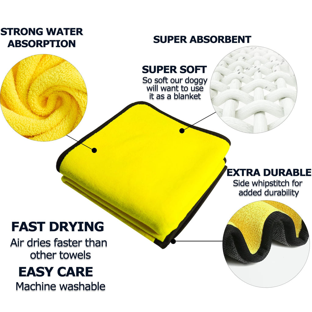 FluffyDry Dog & Cat Towel – Soft, Fast, Happy Pets