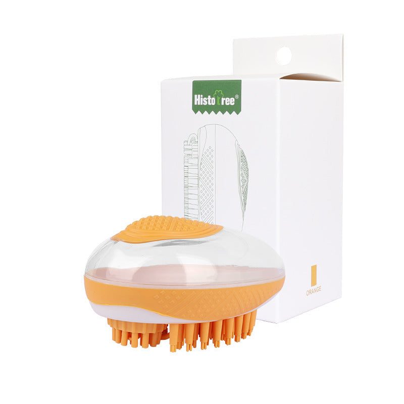 Dual-Action Pet Grooming Comb with Massage Function
