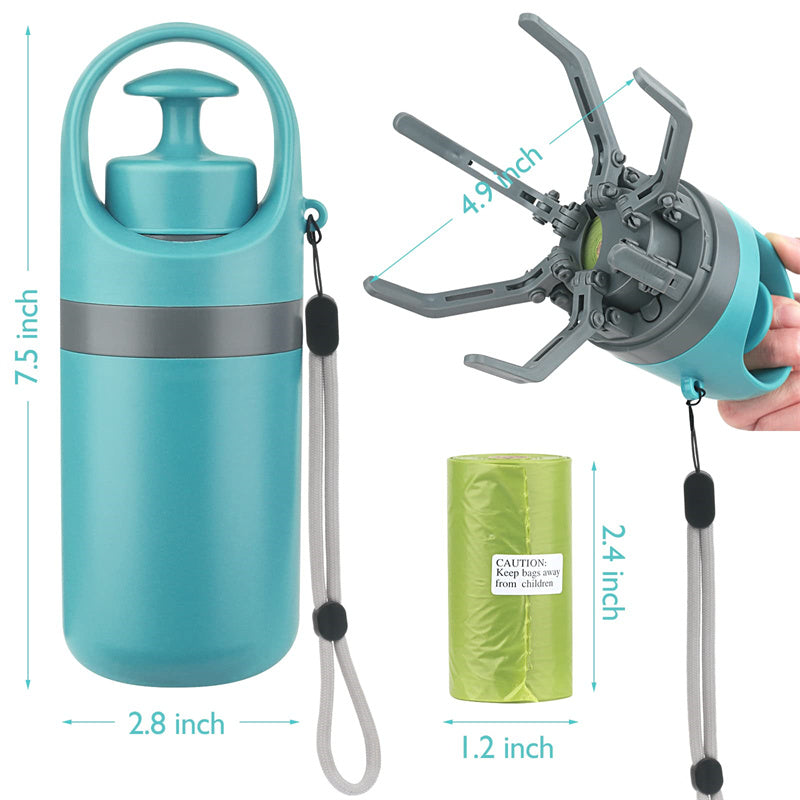 Easy Poop Scooper with Built-In Bag Dispenser