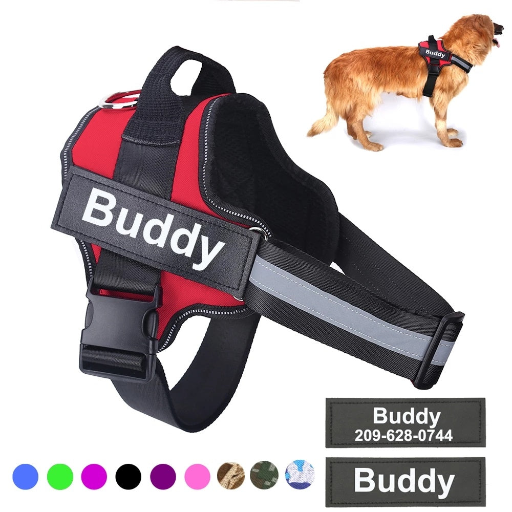 Custom No-Pull Dog Harness – Safe, Comfy & Reflective