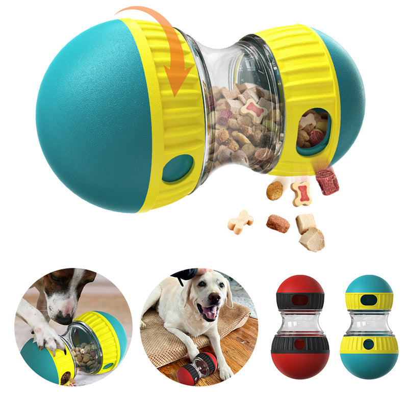 Slow-Feed Food Dispenser Toy for Happy Dogs