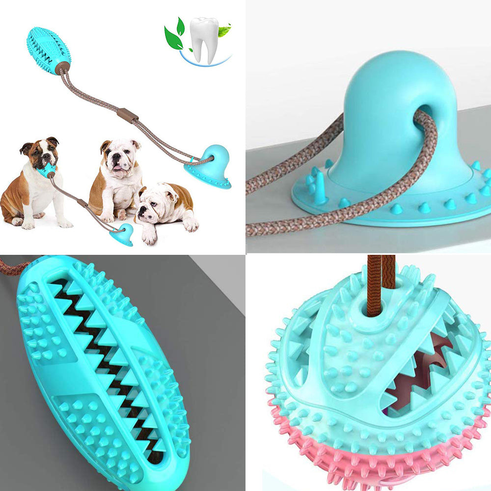 Tug & Chew Dog Toy with Suction Cup