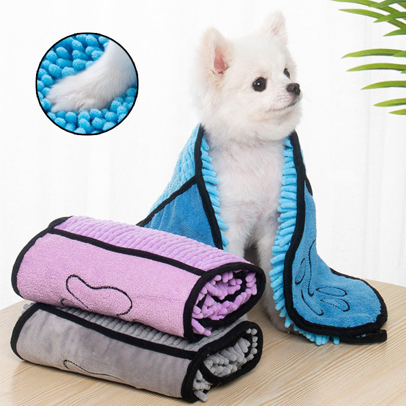 Super Absorbent Pet Towel – Dry Pets Fast!