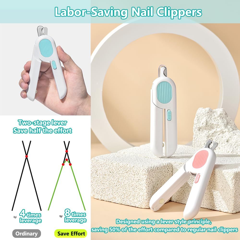 Safe LED Pet Nail Clippers for Dogs and Cats