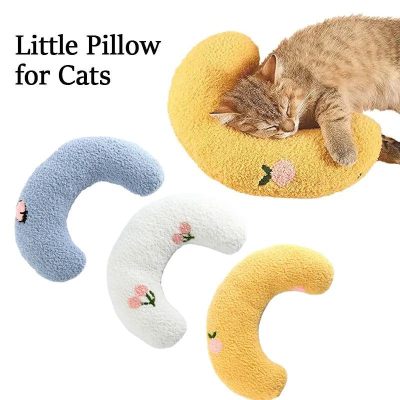Cozy Neck Pillow for Better Pet Sleep