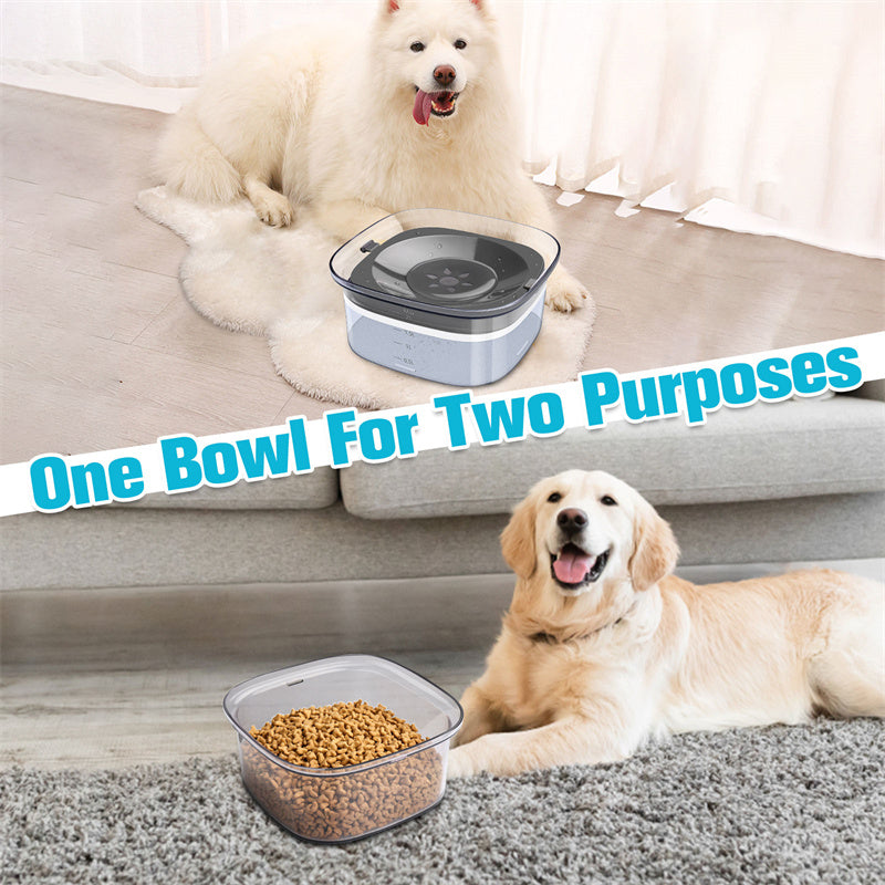 Large Spill-Proof Water Bowl for Mess-Free Pet Hydration