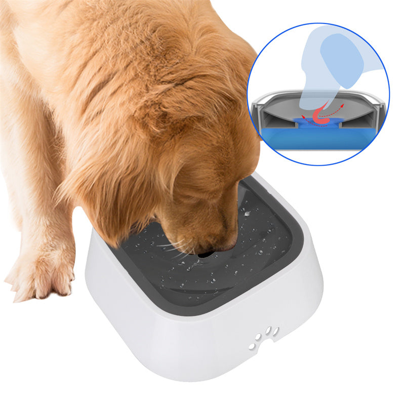 Mess-Free Floating Water Bowl for Pets