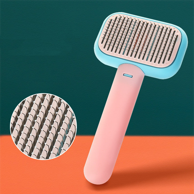 Gentle Grooming Brush for Shiny, Healthy Pet Coats