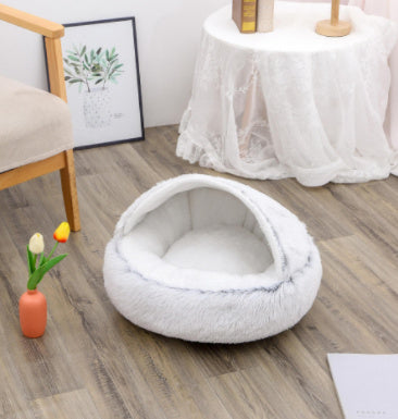2-in-1 Cozy Pet Bed – Snuggle Up in Style
