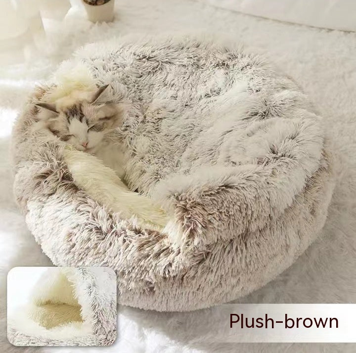 2-in-1 Cozy Pet Bed – Snuggle Up in Style