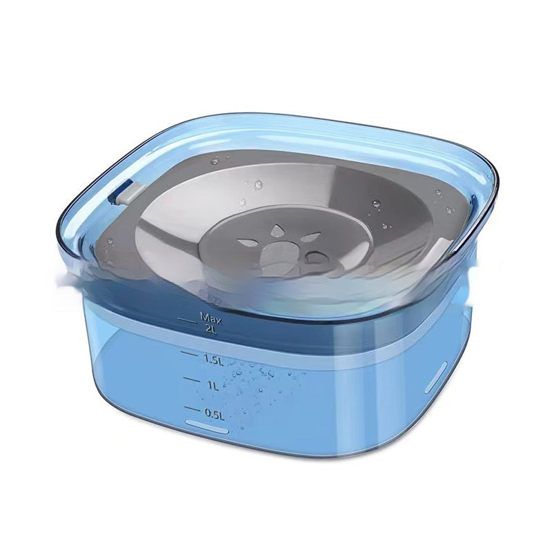 Large Spill-Proof Water Bowl for Mess-Free Pet Hydration